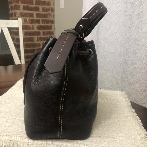 Dooney & Bourke Pebbled Leather Drawstring Purse - Picture 3 of 14